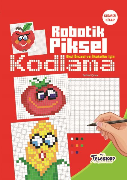 Robotik Piksel Kodlama Kırmızı Kitap