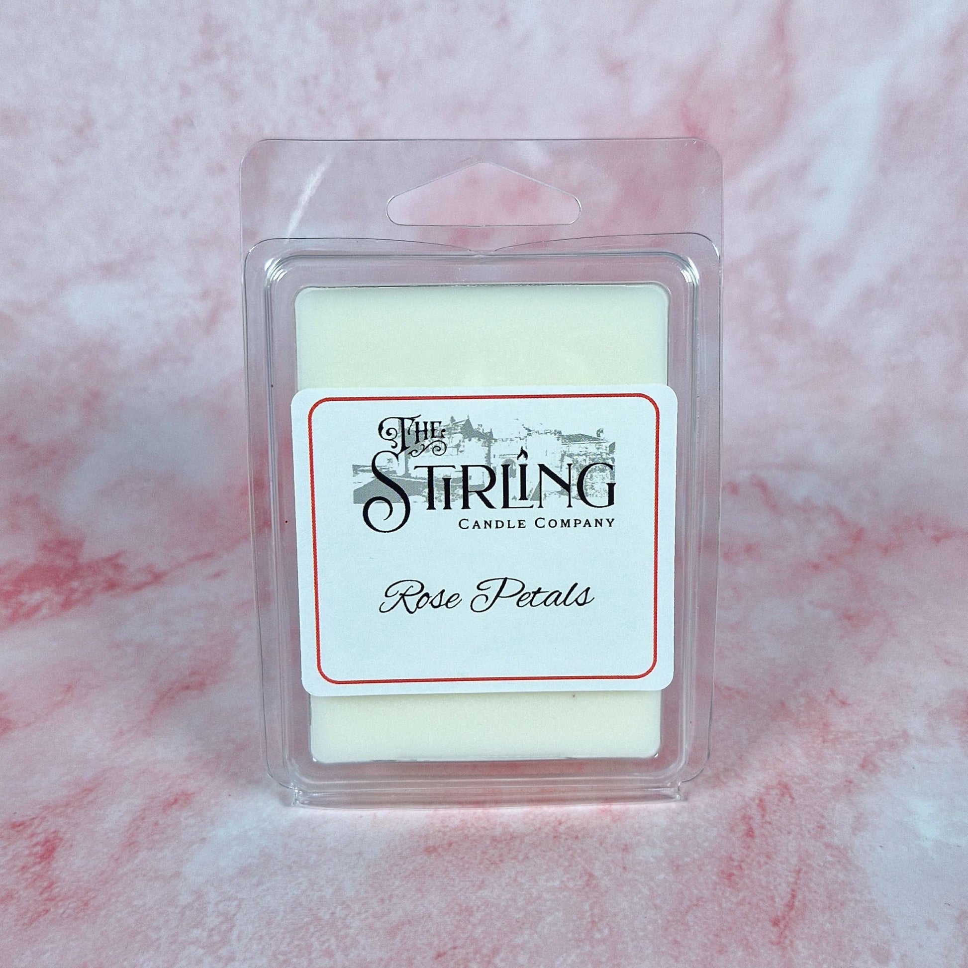 Rose Petals - Wax Melt Clamshell - mezetto Shopify Collective The Stirling Candle Company