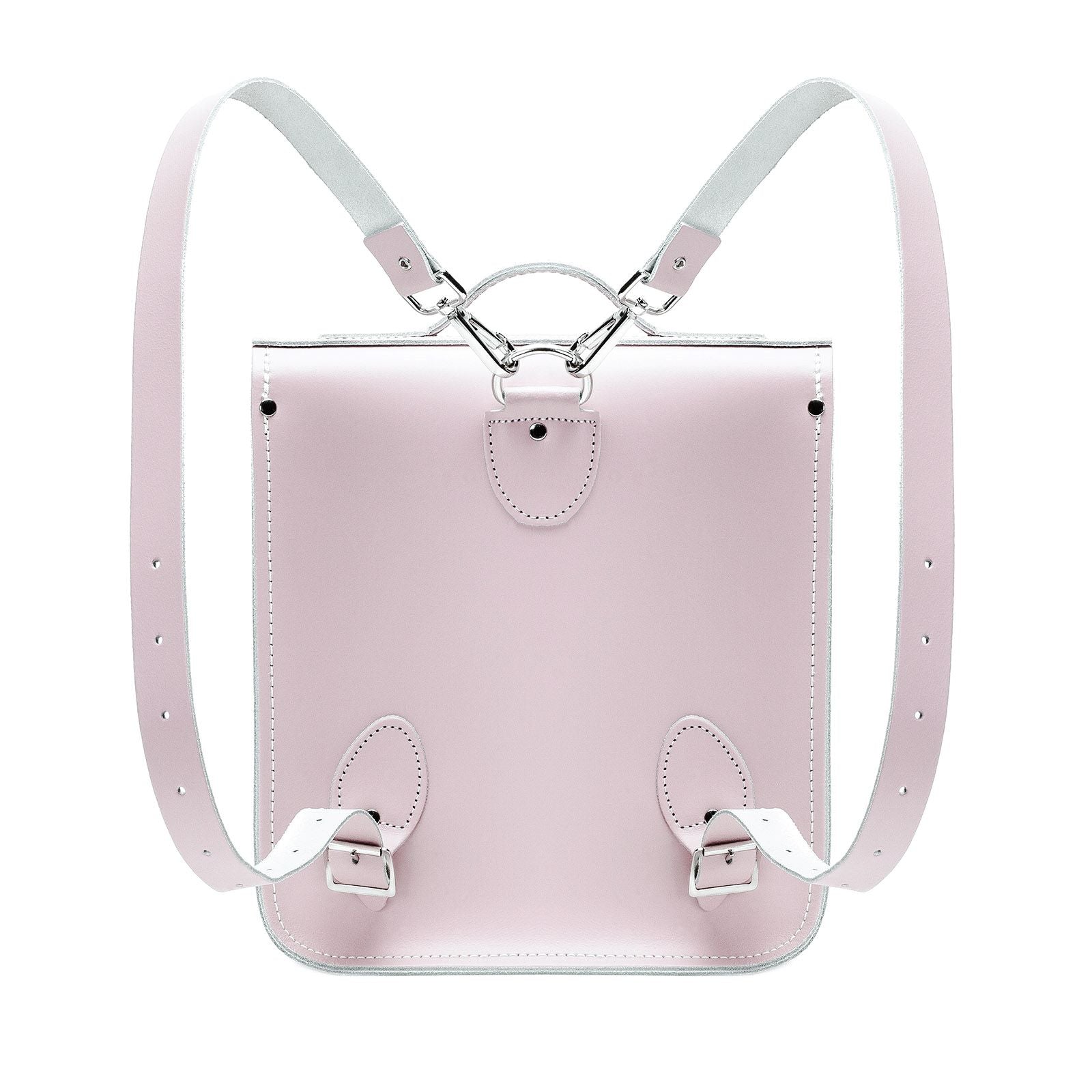 Handmade Leather City Backpack - Rose Quartz-2