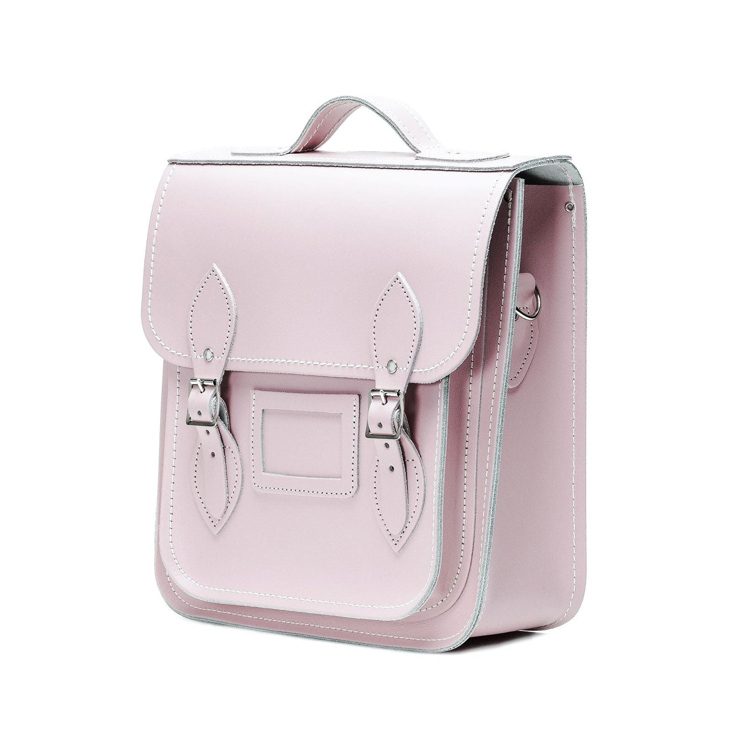 Handmade Leather City Backpack - Rose Quartz-1