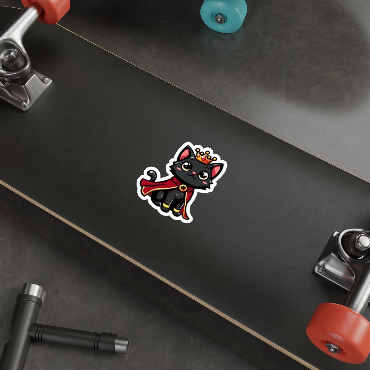 Royal Kitten Sticker – Cute Crowned Cat - mezetto KEOLIX KEOLIX