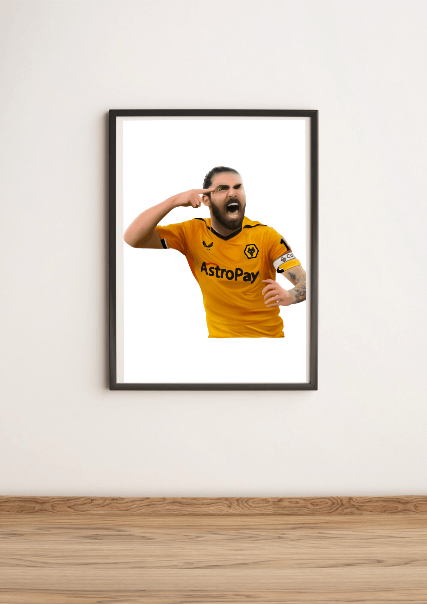 Ruben Neves Football Art Print | A3 A4 A5 - mezetto KEOLIX KEOLIX