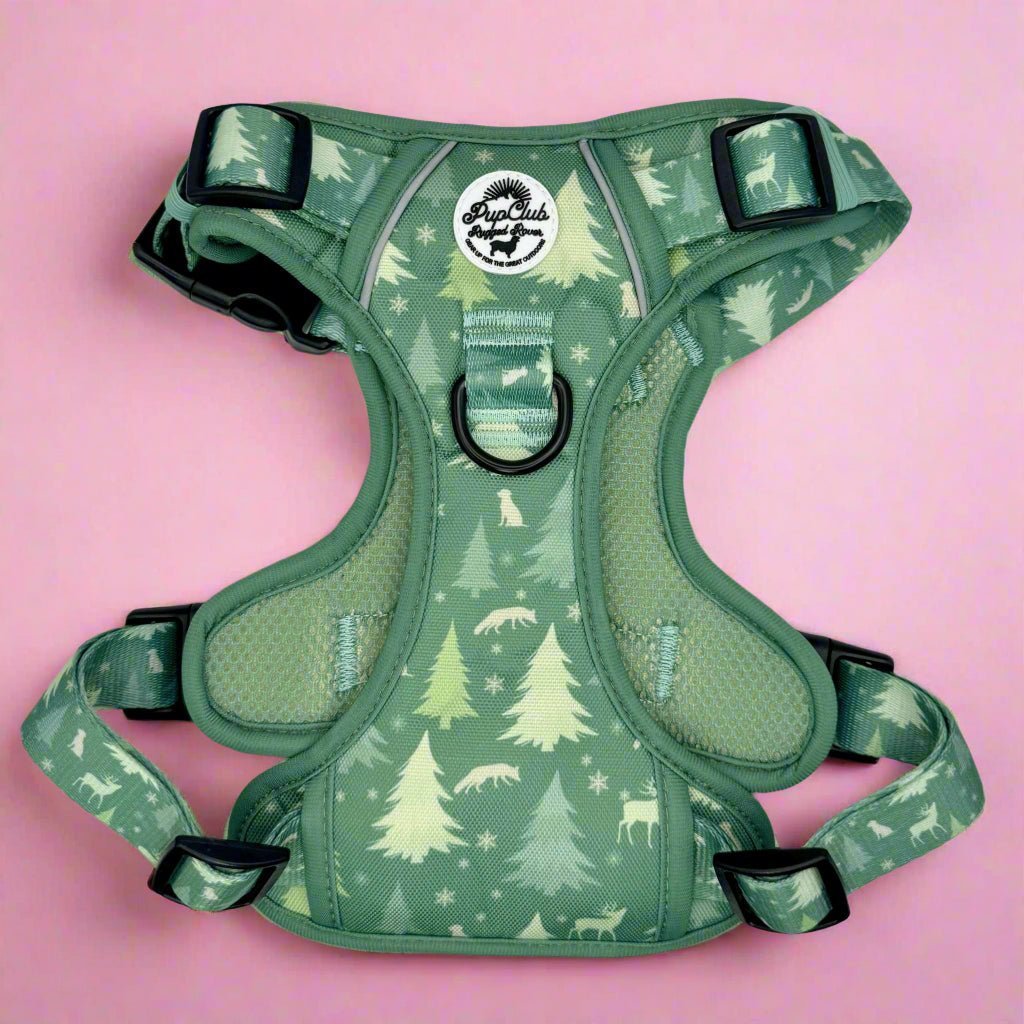 Rugged Rover™ Harness - Evergreen Trails - mezetto PupClub Couture PupClub Couture