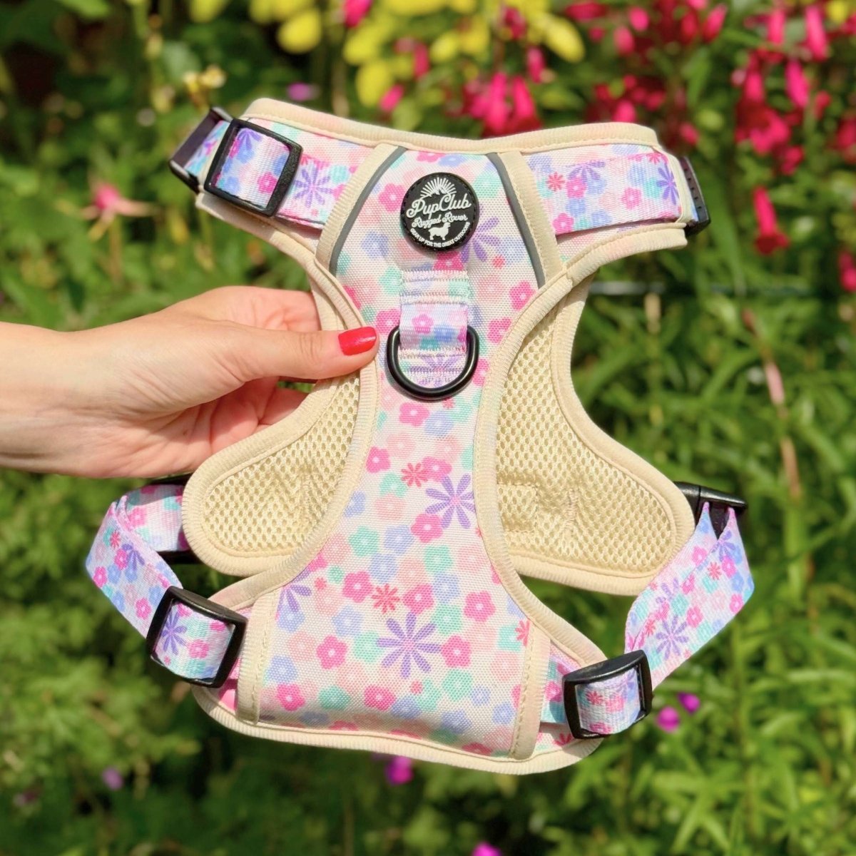 Rugged Rover™ Harness - Pretty Petals - mezetto PupClub Couture PupClub Couture