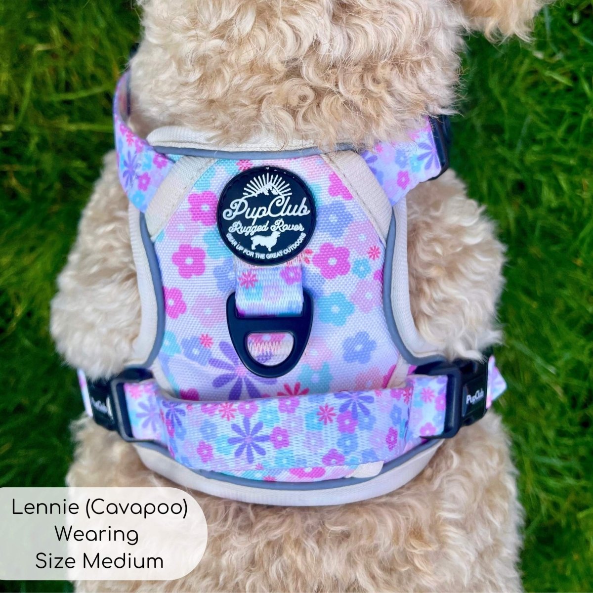 Rugged Rover™ Harness - Pretty Petals - mezetto PupClub Couture PupClub Couture