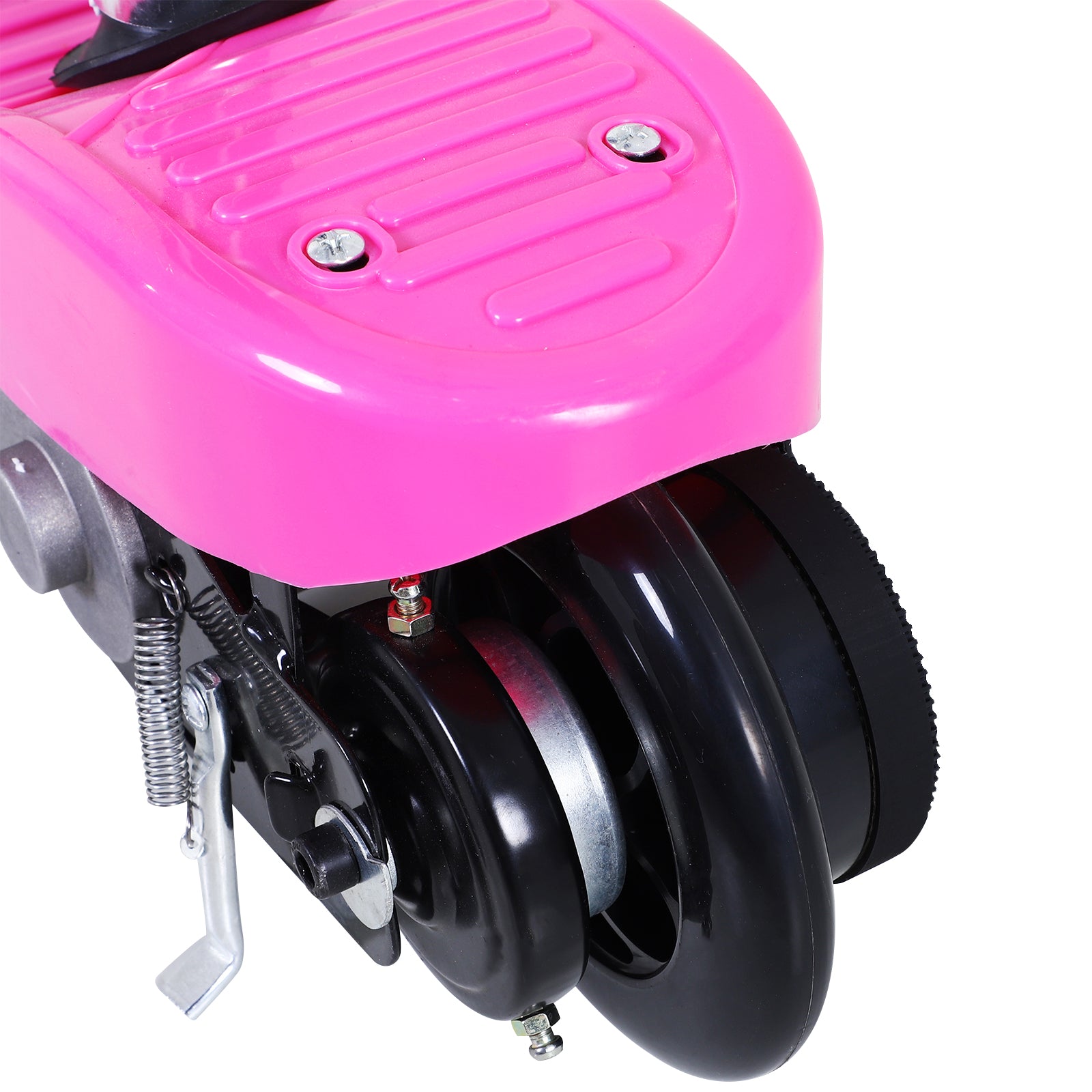 HOMCOM Outdoor Ride On Powered Scooter for kids Sporting Toy 120W Motor Bike 2 x 12V Battery - Pink-7
