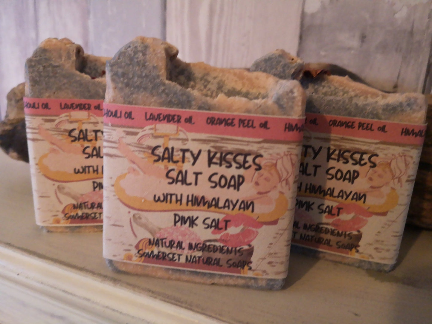 Salty Kisses Sea Salt Soap - mezetto Shopify Collective Somerset Natural Soaps
