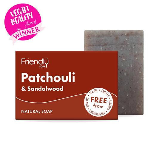Sandalwood & Patchouli Natural Soap - mezetto Friendly Soap Friendly Soap