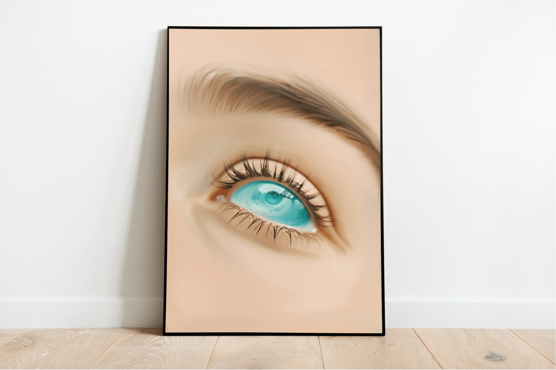 Sea - Gaze Art Print | Ocean Eye Spiritual Wall Art A3 A4 A5 - mezetto KEOLIX KEOLIX