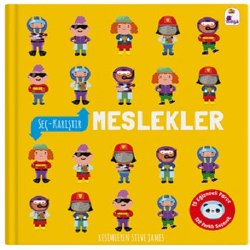 Seç – Karıştırma : Meslekler (15 Eğlenceli Parça, 120 Farklı Seçenek) (Ciltli)