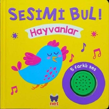 Sesimi Bul - Hayvanlar – Ömer Canbir – Net Çocuk Yayınları – kitap kapağı