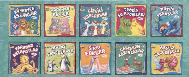 Sevimli Hayvanlar (10 Kitap-Set – 1)
