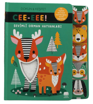 Sevimli Orman Hayvanları/ CE-EEEE! Dokun & Keşfet (Ciltli) - Uçan Fil Yayınları Kitap