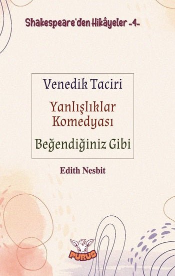 Shakespeare’den Hikayeler 4 – Edith Nesbit – Purus Yayınları – kitap kapağı