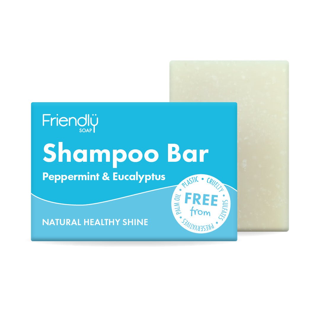Shampoo Bar - Peppermint & Eucalyptus - mezetto Friendly Soap Friendly Soap