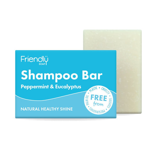 Shampoo Bar - Peppermint & Eucalyptus - mezetto Friendly Soap Friendly Soap