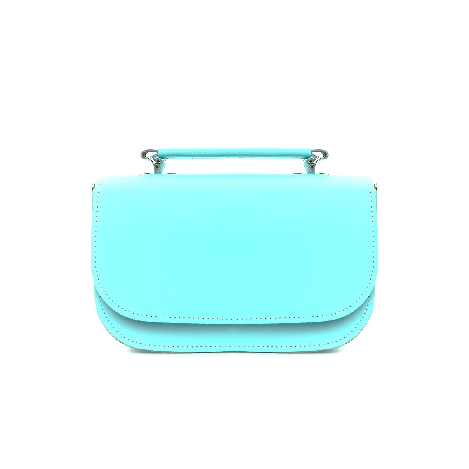 Aura Handmade Leather Bag - Limpet - Shell Blue-0