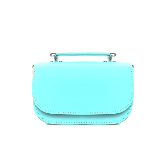 Aura Handmade Leather Bag - Limpet - Shell Blue-0