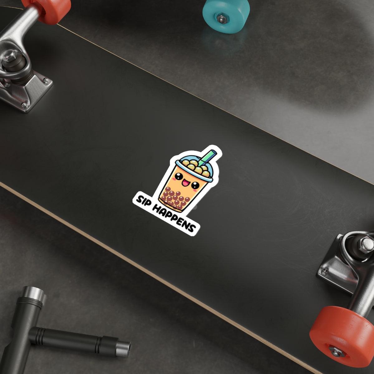 Sip happens Waterproof bubble tea sticker - mezetto KEOLIX KEOLIX