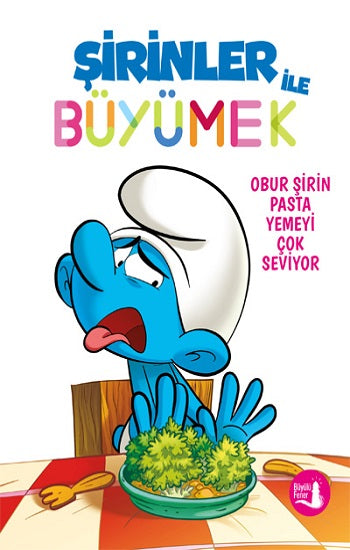 Şirinler İle Büyümek - 3 Obur Şirin Pasta Yemeyi Çok Seviyor
