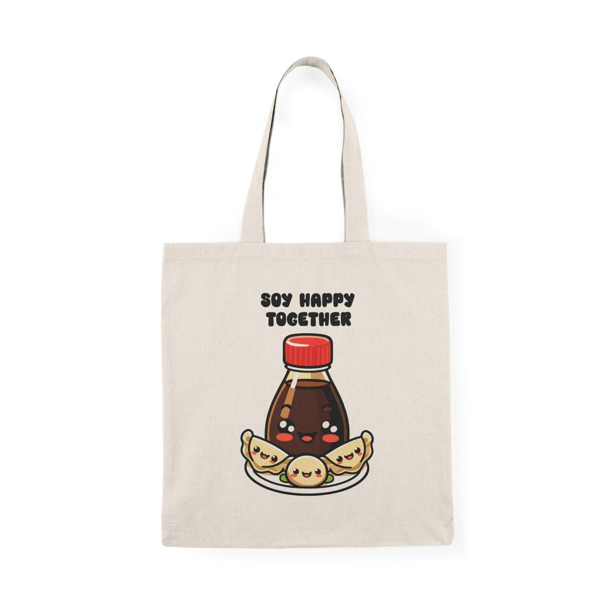 Soy Better Together Tote – Cute Gyoza & Soy Sauce Eco Bag - mezetto KEOLIX KEOLIX