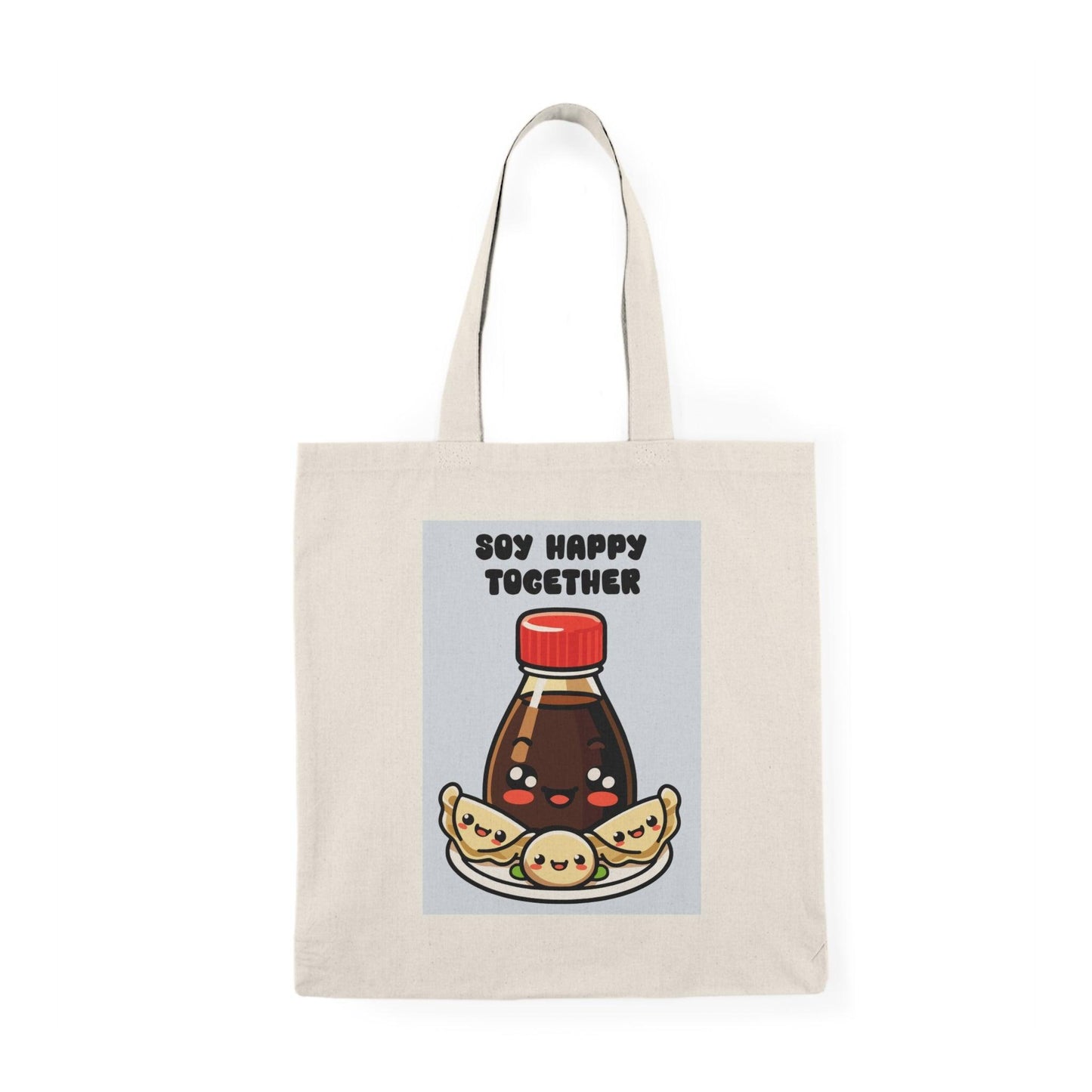 Soy Better Together Tote – Cute Gyoza & Soy Sauce Eco Bag - mezetto KEOLIX KEOLIX