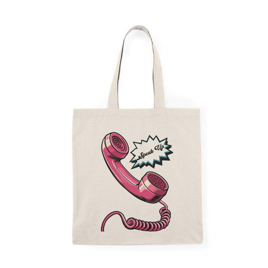 Speak Up Retro Phone Tote Bag – Bold Empowerment Style - mezetto KEOLIX KEOLIX
