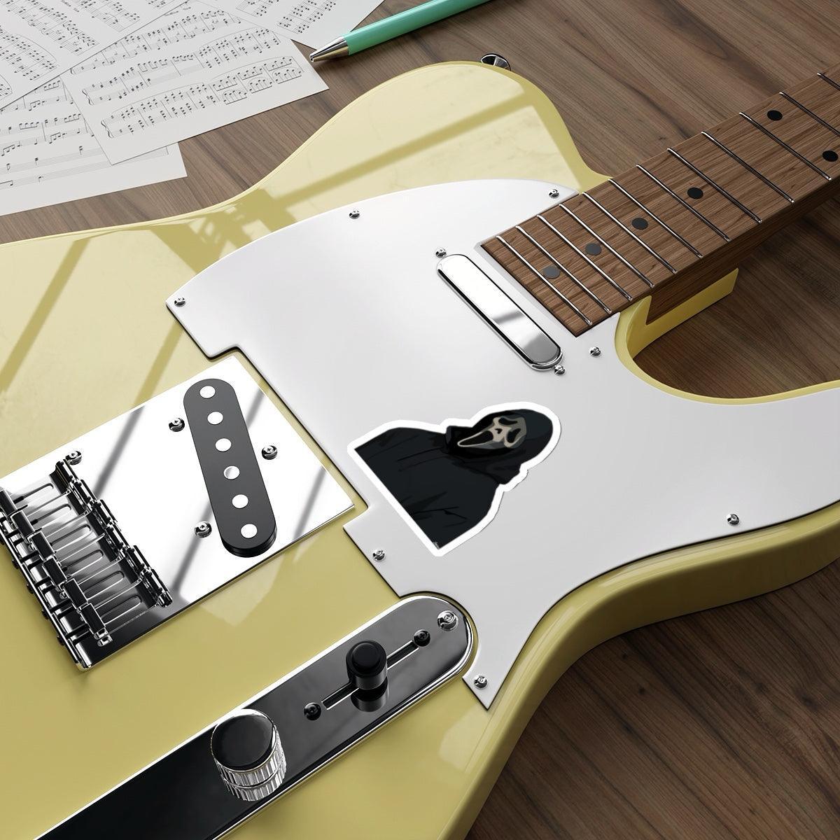 Spooky Ghost Face Sticker – Durable, Handmade & Bold - mezetto KEOLIX KEOLIX