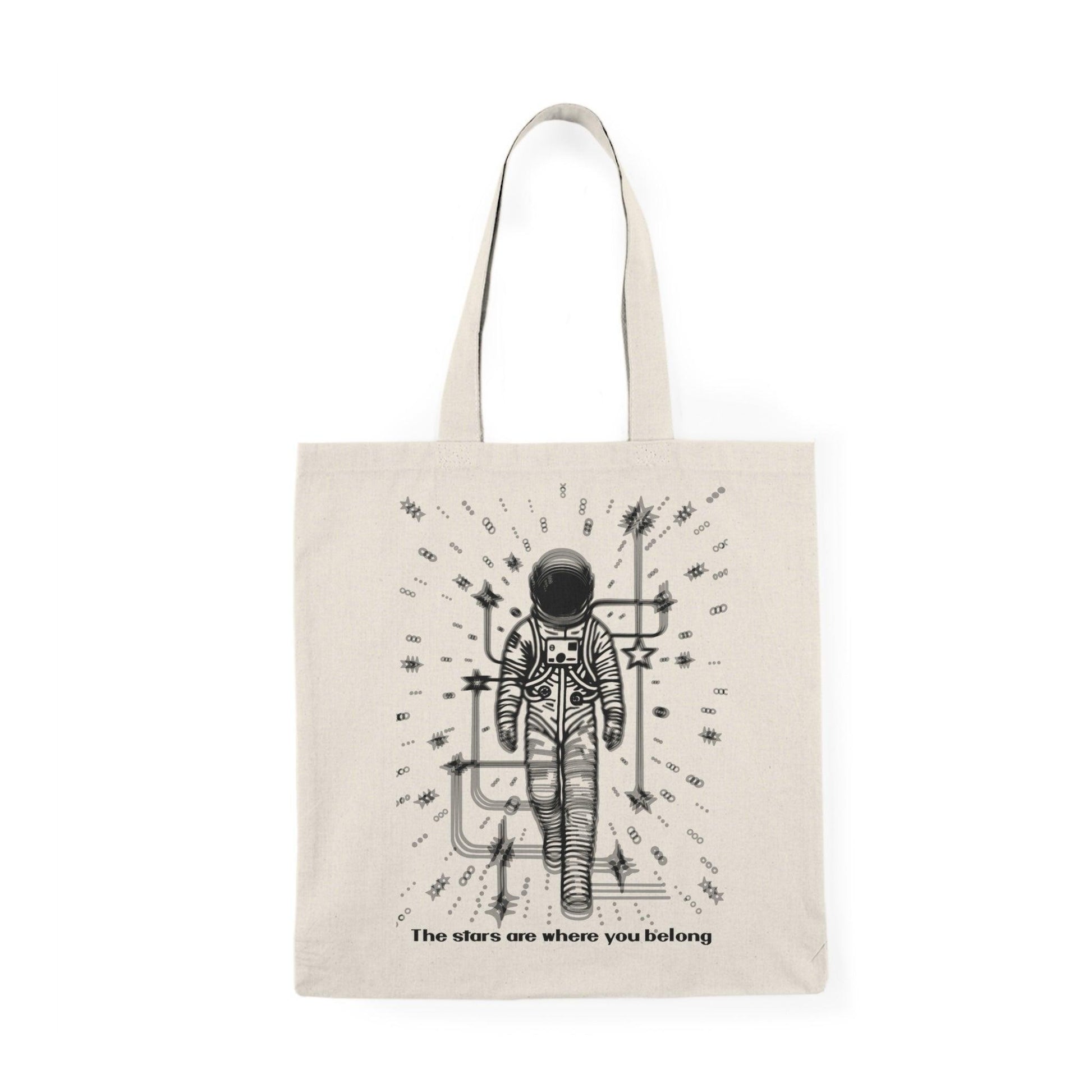 Stars Are Where You Belong Tote – Astronaut Cosmic Bag - mezetto KEOLIX KEOLIX