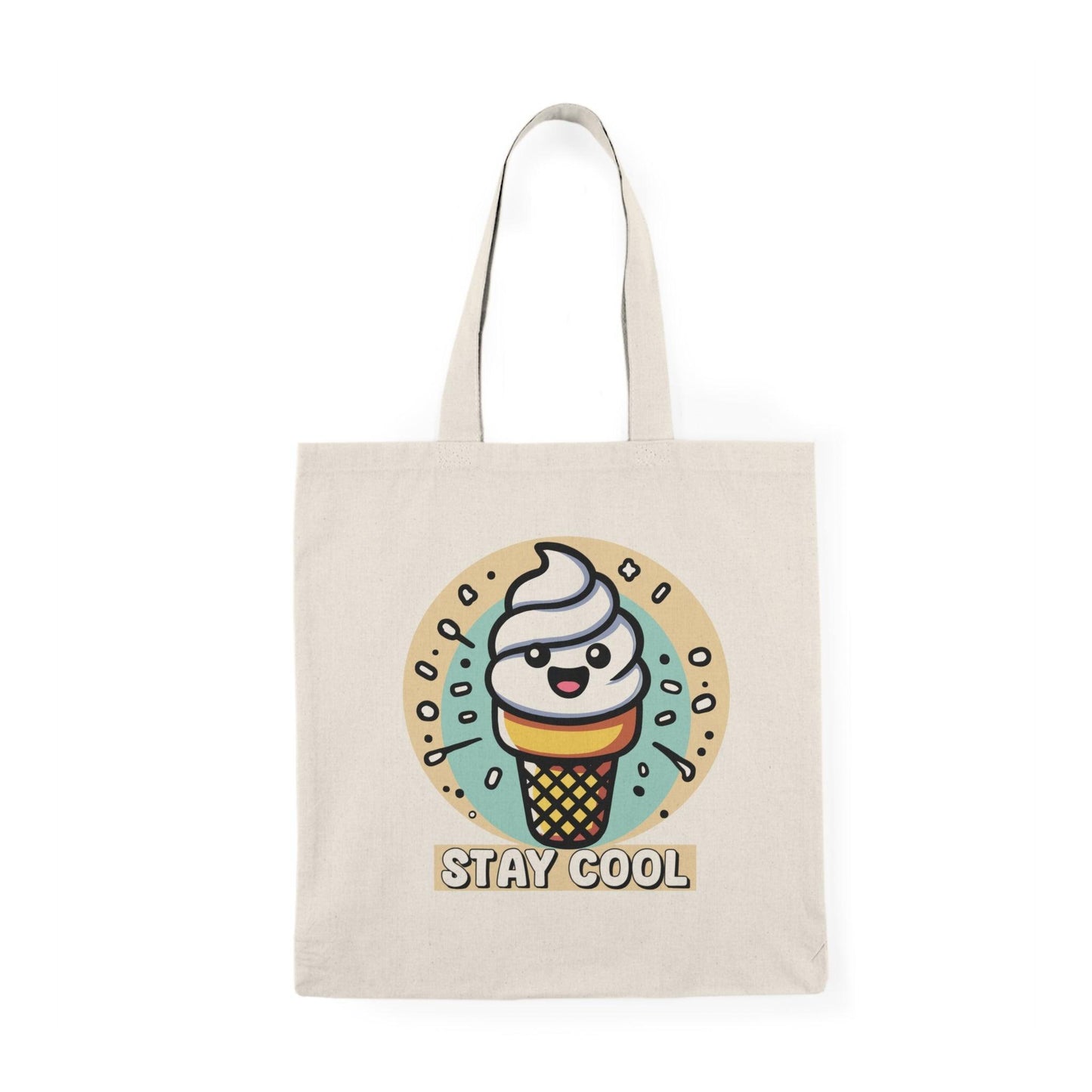 Stay Cool Tote Bag | Cartoon Ice Cream Eco Bag - mezetto KEOLIX KEOLIX
