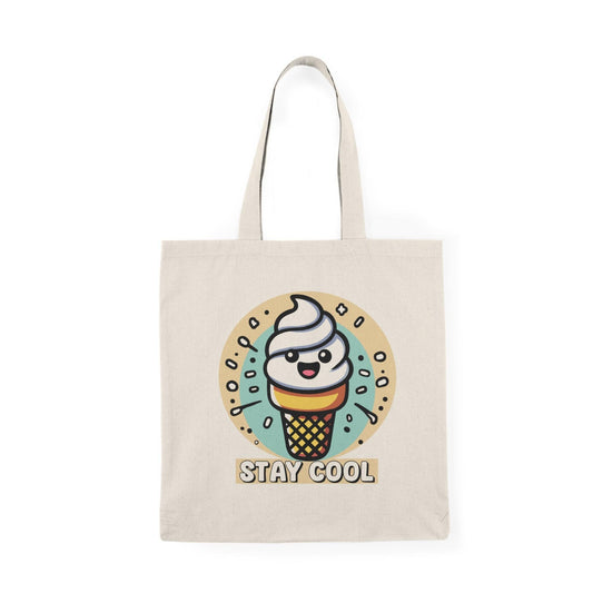 Stay Cool Tote Bag | Cartoon Ice Cream Eco Bag - mezetto KEOLIX KEOLIX
