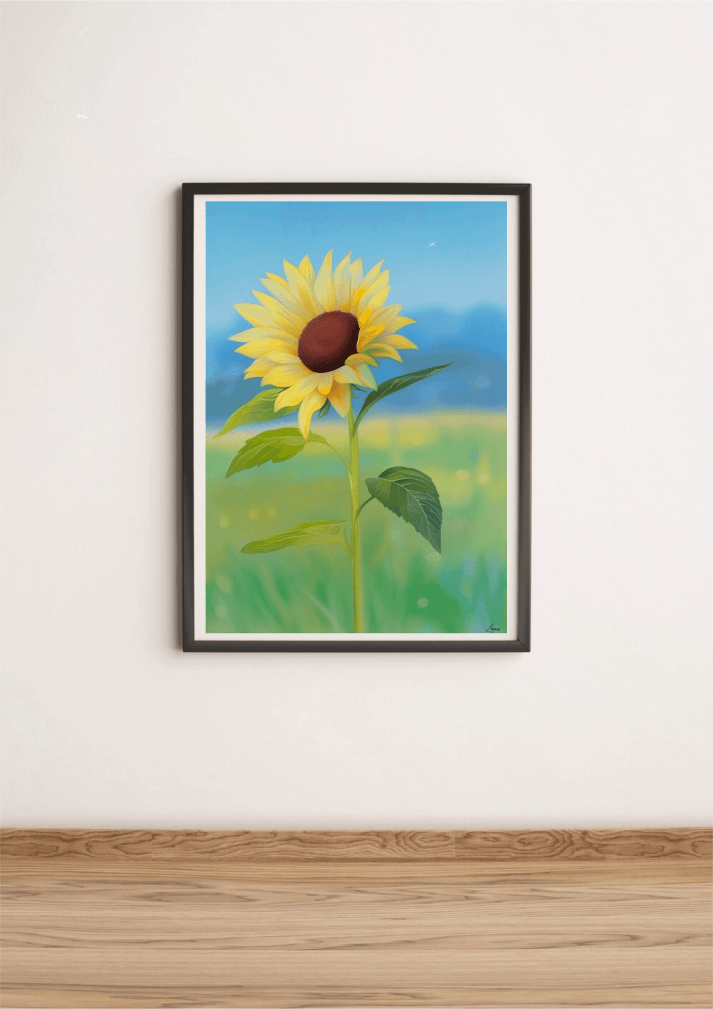 Sunflower Print – Bright Floral Wall Art - mezetto KEOLIX KEOLIX