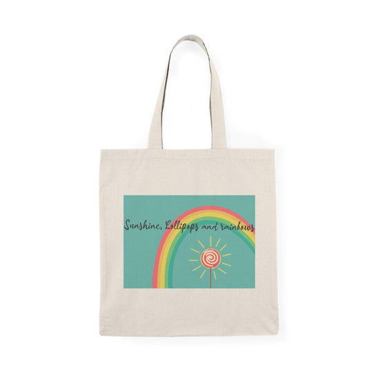 Sunshine Lollipops Rainbow Tote – Recycled Cotton Bag - mezetto KEOLIX KEOLIX