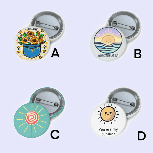 Sunshine Pin Badge Set - mezetto KEOLIX KEOLIX
