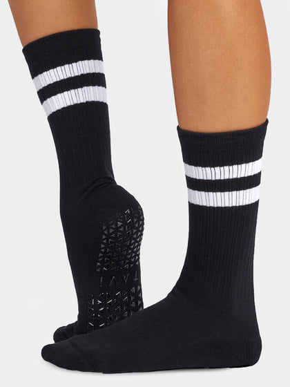 Tavi Kai Crew Grip Socks - mezetto Shopify Collective Yoga Studio Store