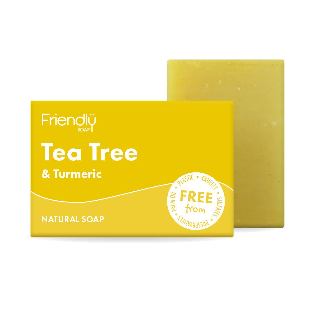 Tea Tree & Turmeric Natural Soap - mezetto Friendly Soap Friendly Soap