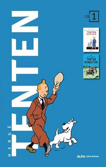 Tenten Cilt 1 - İki Kitap Bir Arada (Ciltli - Kutulu)