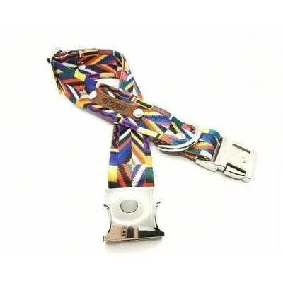 "The Kaya" Bespoke Dog Collar for Large Breed Dogs - mezetto