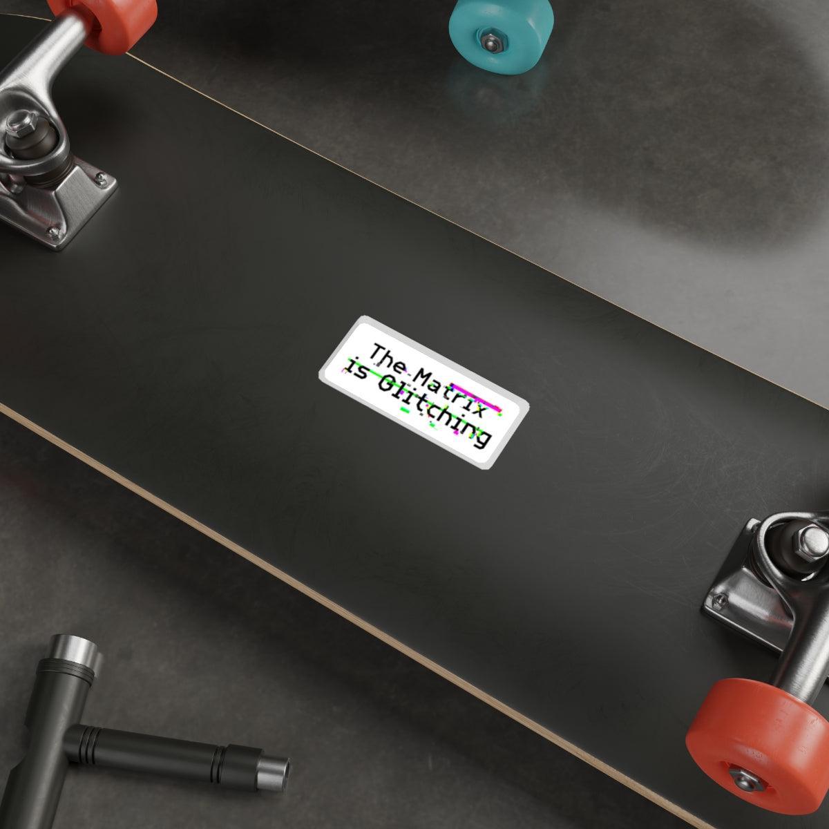 The Matrix Is Glitching Sticker – Digital Glitch Vinyl Decal - mezetto KEOLIX KEOLIX