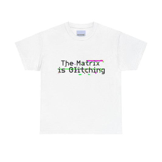 The Matrix Is Glitching T-Shirt | Digital Tech Graphic Tee - mezetto KEOLIX KEOLIX