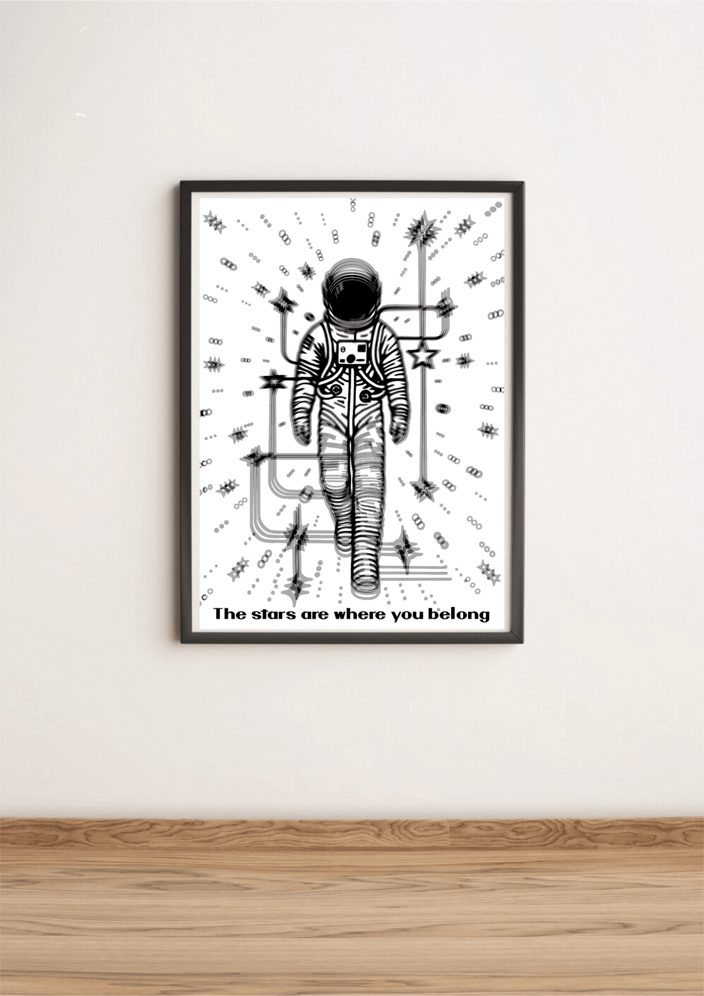 The Stars Are Where You Belong – Cosmic Art Print - mezetto KEOLIX KEOLIX