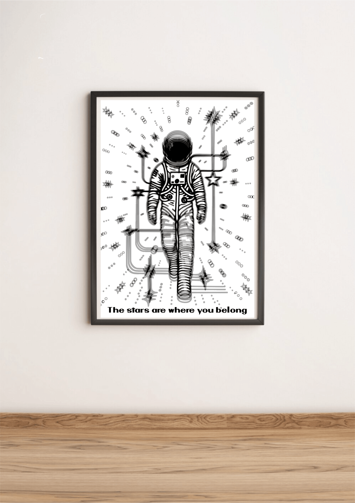 The Stars Are Where You Belong – Cosmic Art Print - mezetto KEOLIX KEOLIX