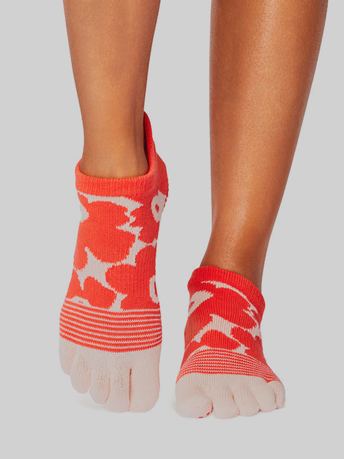 ToeSox Low Rise Full Toe Women's Yoga Grip Socks