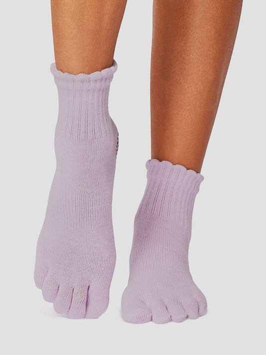 ToeSox Melody Scallop Full Toe Yoga Socks - mezetto Shopify Collective Yoga Studio Store