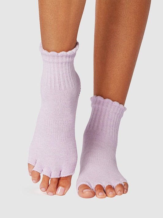 ToeSox Melody Scallop Half Toe Yoga Socks - mezetto Shopify Collective Yoga Studio Store