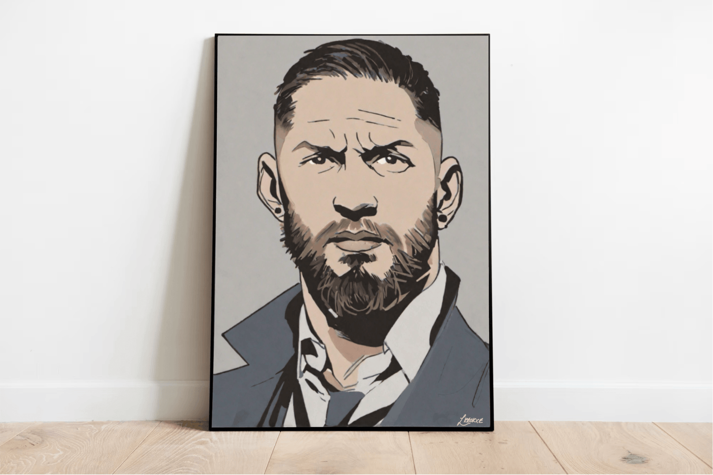 Tom Hardy Cartoon Art Print – A3 A4 A5 - mezetto KEOLIX KEOLIX