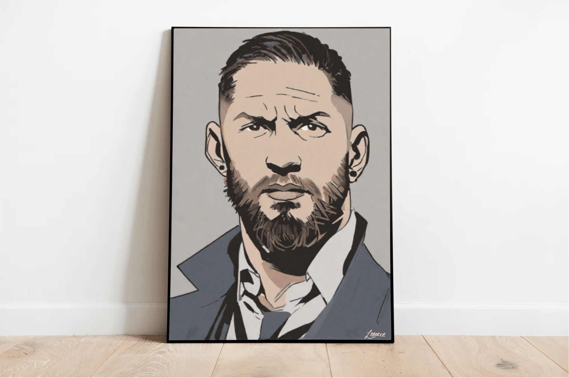 Tom Hardy Cartoon Art Print – A3 A4 A5 - mezetto KEOLIX KEOLIX