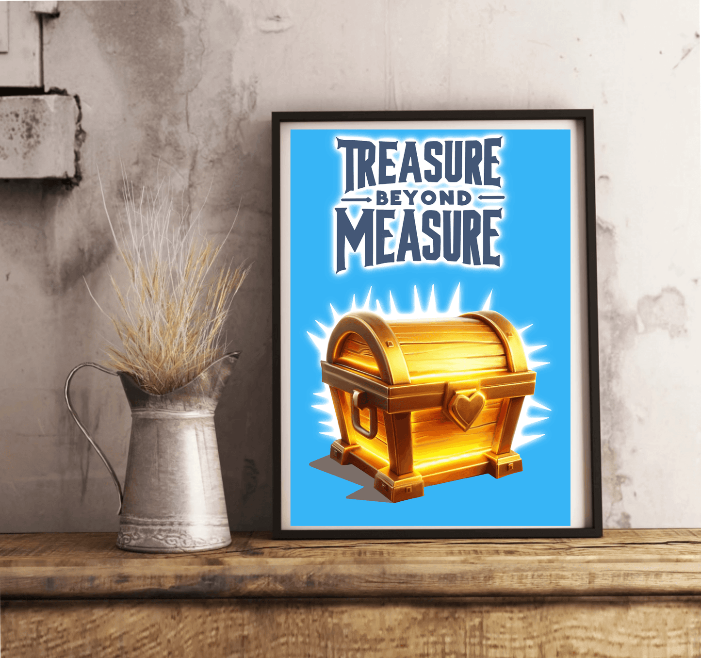 Treasure Chest Art Print – “Treasure Beyond Measure” - mezetto KEOLIX KEOLIX