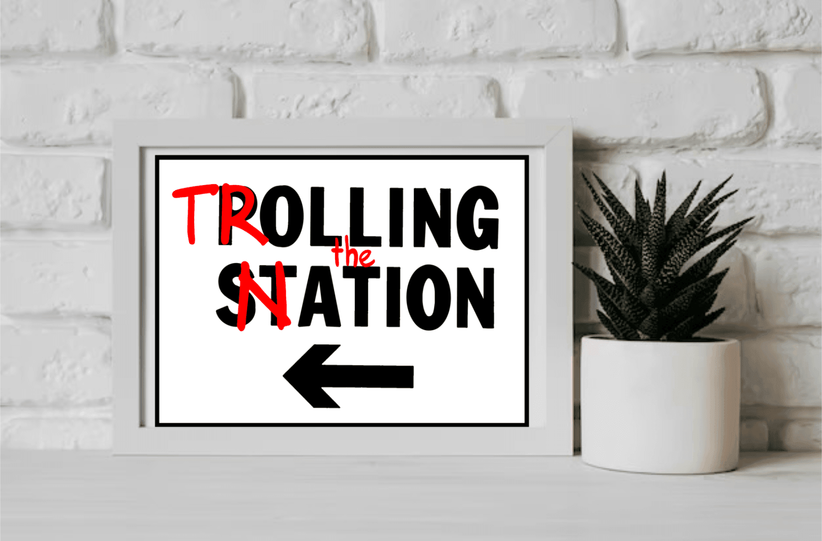 Trolling the Nation – Bold Satirical Political Art Print - mezetto KEOLIX KEOLIX