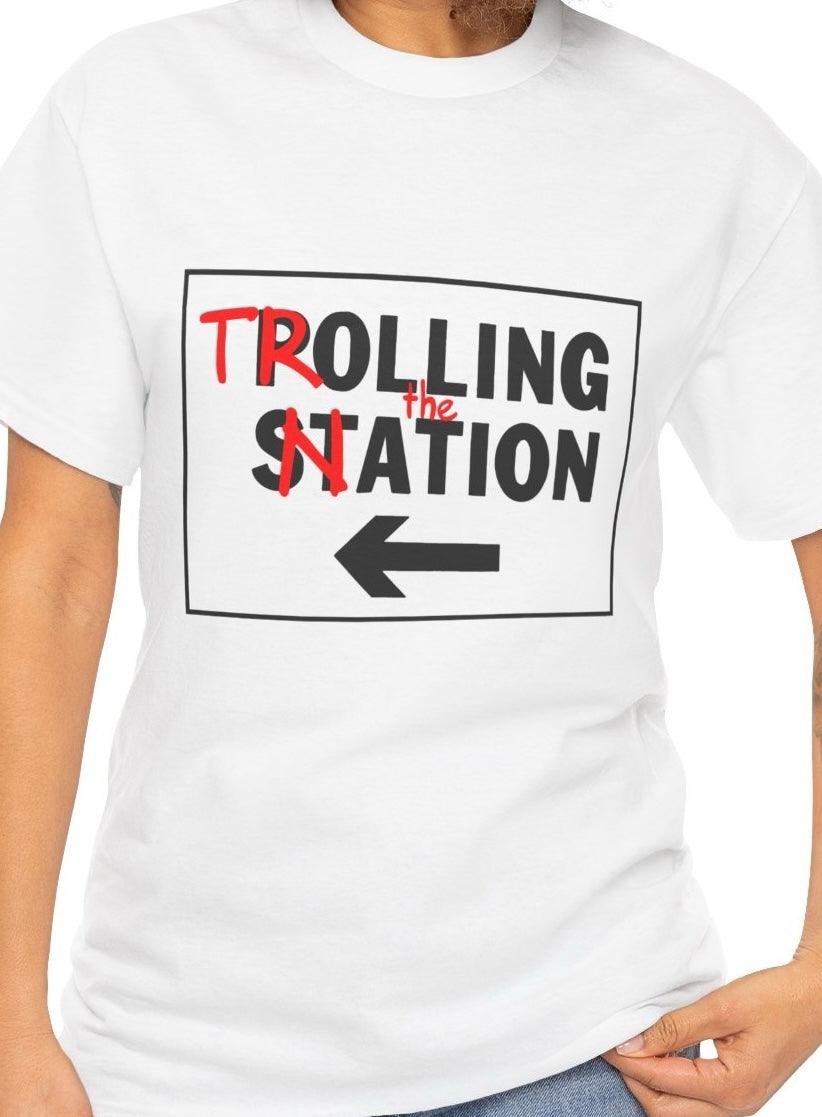 Trolling the Nation T-Shirt | Satirical Polling Sign Tee - mezetto KEOLIX KEOLIX